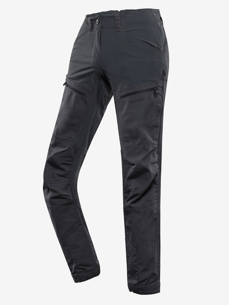 ALPINE PRO Tmavě šedé dámské outdoorové kalhoty ALPINE PRO Zarma