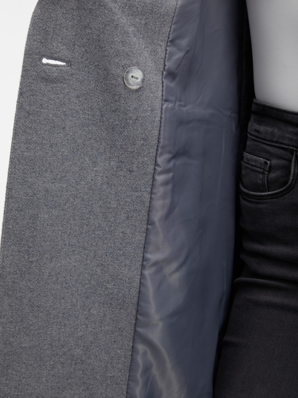 Orsay Šedý dámský kabát ORSAY