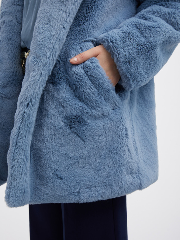 Orsay Modrý dámský kabát ORSAY