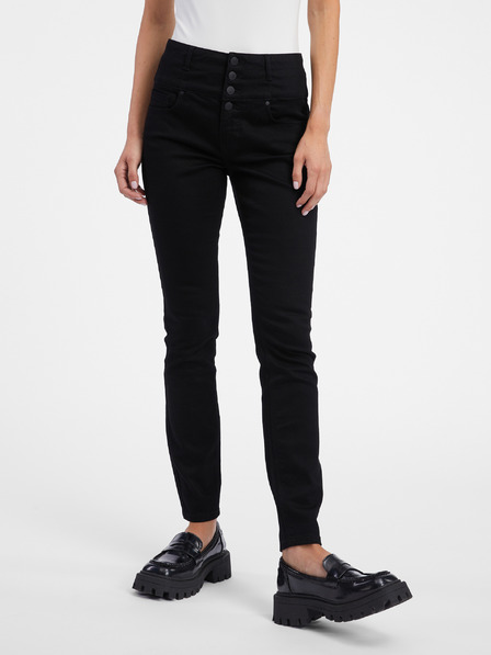 Orsay Černé dámské skinny fit džíny ORSAY