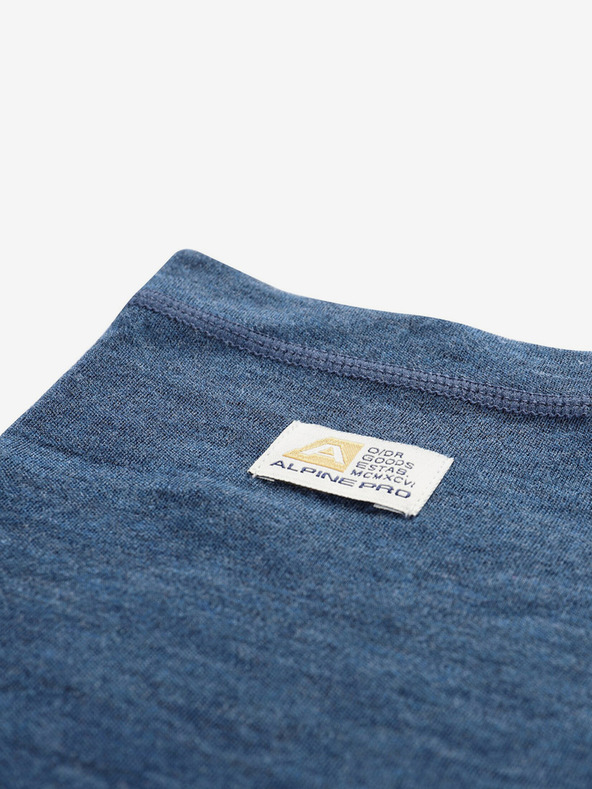 ALPINE PRO Tmavě modrý nákrčník z merino vlny ALPINE PRO Katane