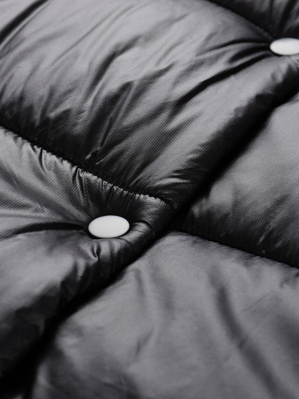 ALPINE PRO Černá dámská prošívaná dlouhá vesta ALPINE PRO Urefa