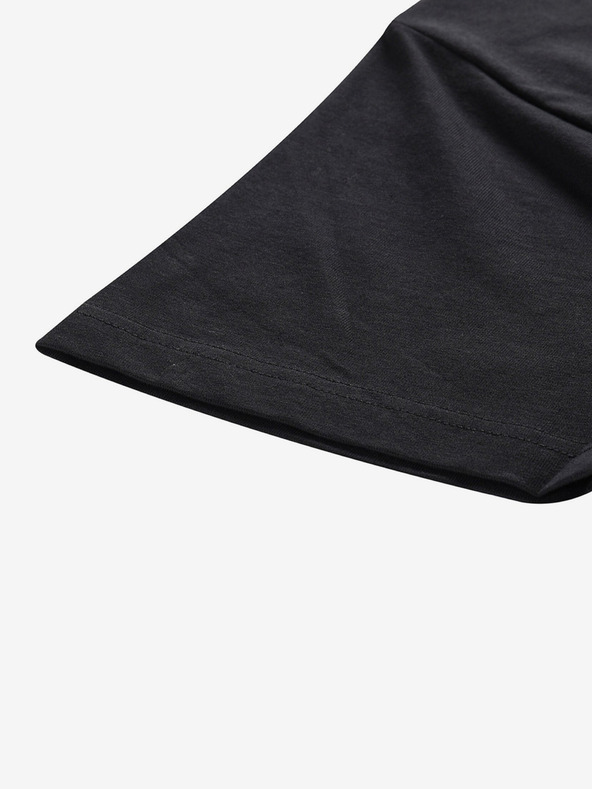 ALPINE PRO Černé pánské tričko ALPINE PRO Garim