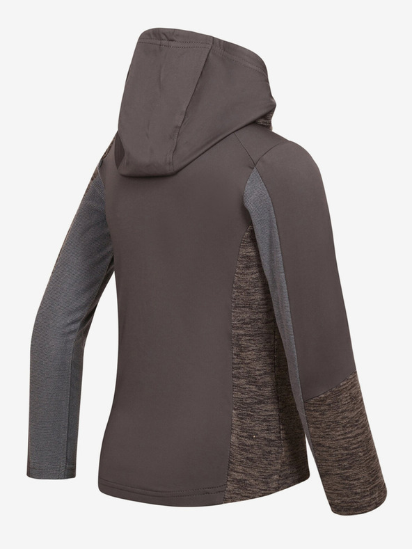 ALPINE PRO Šedá dětská mikina ALPINE PRO Groto