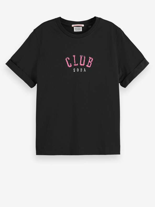 Scotch & Soda Černé dámské tričko Scotch & Soda