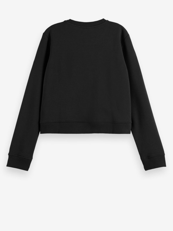 Scotch & Soda Černá dámská cropped mikina Scotch & Soda