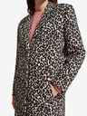 Scotch & Soda Hnědý dámský zimní kabát s leopardím vzorem Scotch & Soda