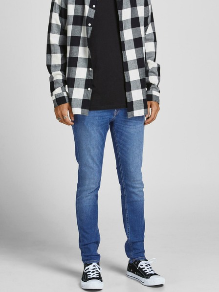Jack & Jones Modré slim fit džíny Jack & Jones Liam
