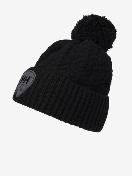 Helly Hansen Černá dámská čepice z merino vlny HELLY HANSEN W HOD BEANIE 2.0