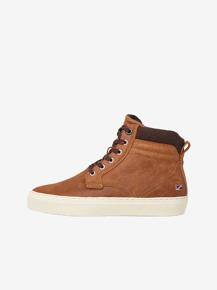 Pepe Jeans Hnědé pánské kotníkové boty Pepe Jeans Yogi Boot