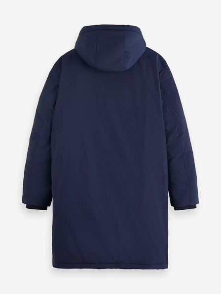 Scotch & Soda Tmavě modrá pánská zimní parka Scotch & Soda