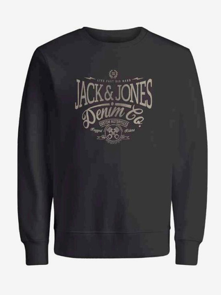 Jack & Jones Černá pánská mikina Jack & Jones Eric