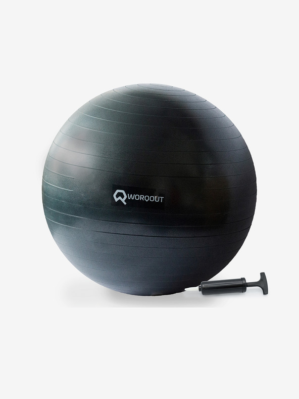 Worqout Černý gymnastický míč 65 cm Worqout Gym Ball