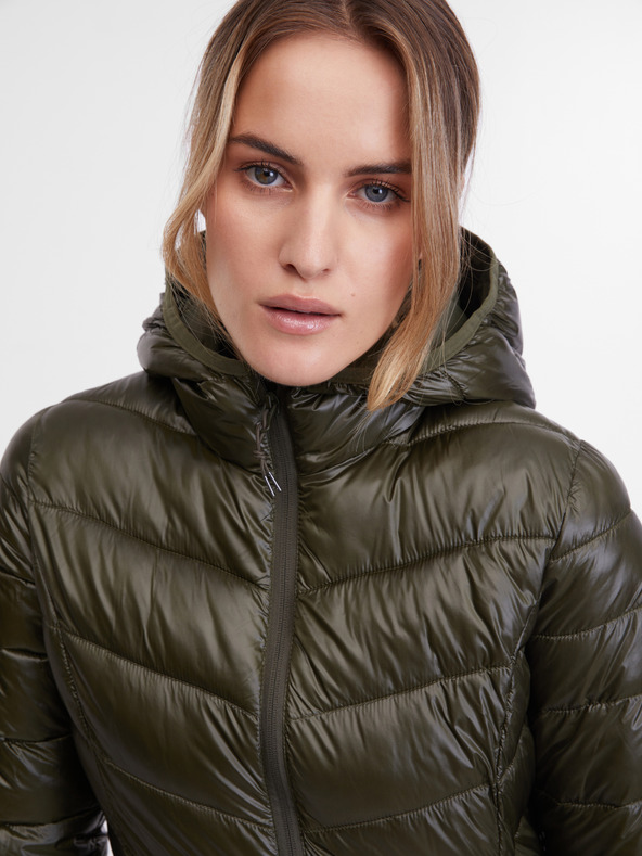 Orsay Khaki dámský prošívaný kabát ORSAY