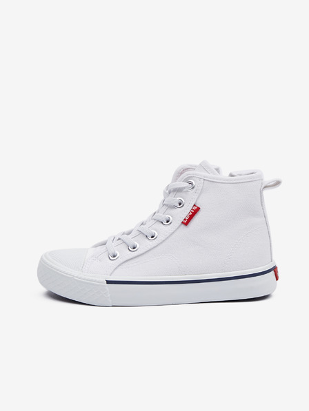 Levi's® Bílé dětské kotníkové tenisky Levi's®