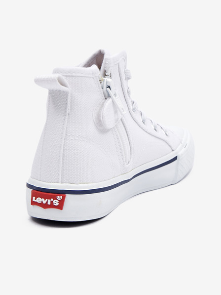 Levi's® Bílé dětské kotníkové tenisky Levi's®
