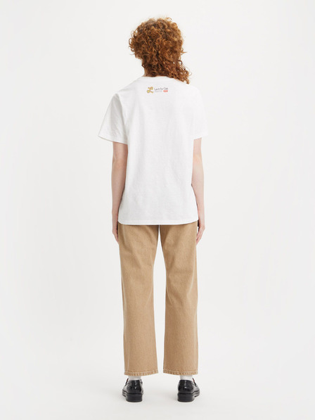 Levi's® Bílé dámské tričko Levi's® For Gals