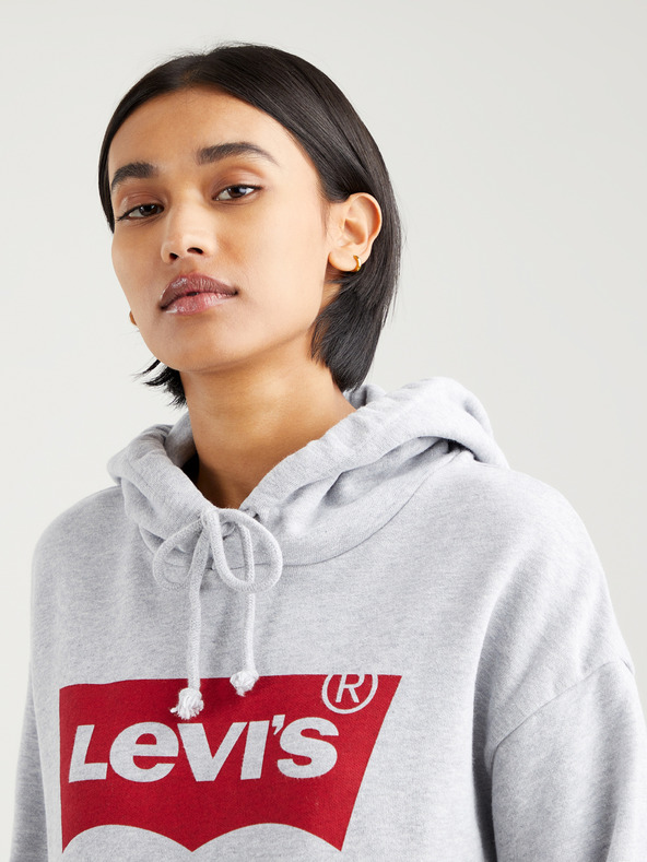 Levi's® Světle šedá dámská mikina s kapucí Levi's®