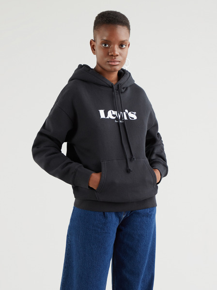 Levi's® Černá dámská mikina s kapucí Levi's®