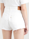 Levi's® Bílé dámské džínové kraťasy Levi's®