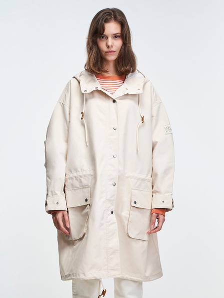 Levi's® Béžový dámský lehký nepromokavý oversize kabát Levi's® Sloan