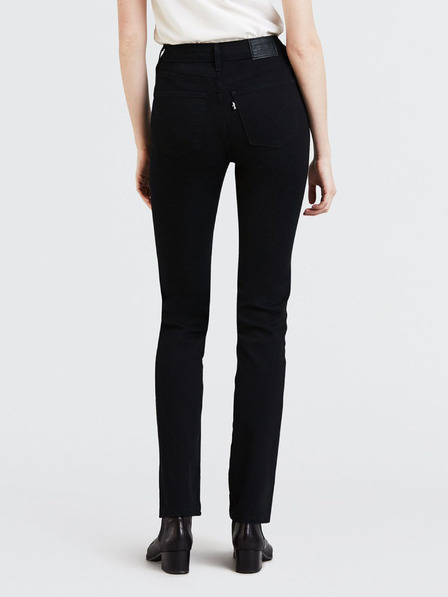 Levi's® Černé dámské straight fit džíny Levi's® 724