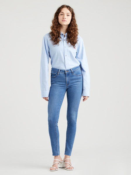 Levi's® Modré dámské skinny fit džíny Levi's® 711