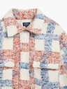 Levi's® Béžová dámská kostkovaná bunda Levi's® Sherpa