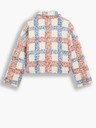 Levi's® Béžová dámská kostkovaná bunda Levi's® Sherpa