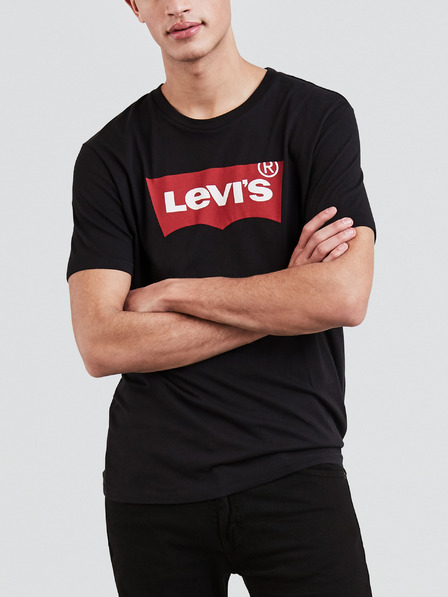 Levi's® Černé pánské tričko s potiskem Levi's®