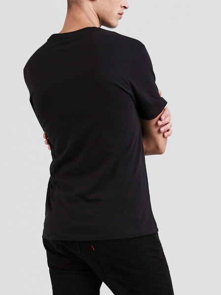 Levi's® Černé pánské tričko s potiskem Levi's®