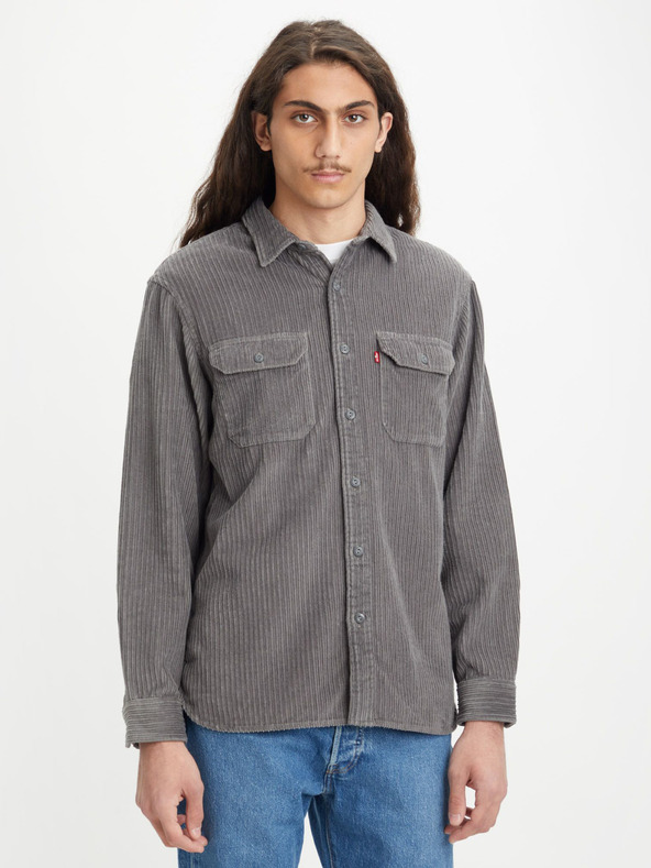 Levi's® Šedá pánská manšestrová košile Levi's® Jackson