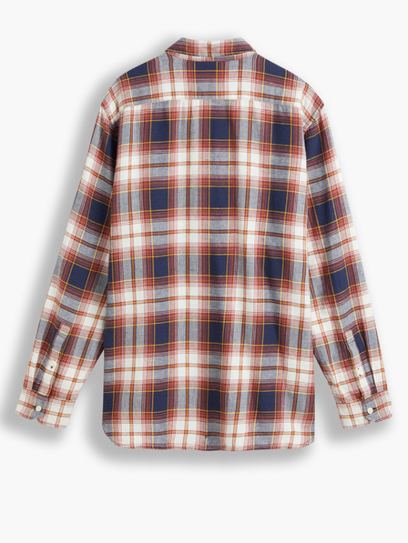 Levi's® Bílo-modrá unisex kostkovaná košile Levi's® Jackson Worker