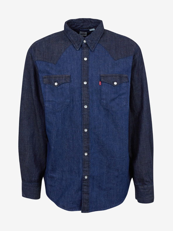 Levi's® Tmavě modrá pánská džínová košile Levi's® Barstow Western Standard