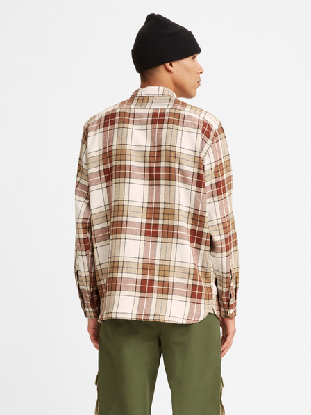 Levi's® Hnědá pánská kostkovaná košile Levi's®