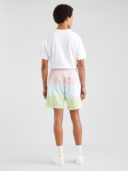 Levi's® Růžovo-zelené pánské teplákové kraťasy Levi's®