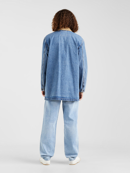 Levi's® Modrá pánská prodloužená džínová bunda Levi's® Brisbane Chore