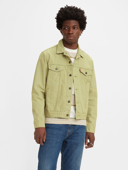 Levi's® Světle zelená pánská džínová bunda Levi's® Trucker