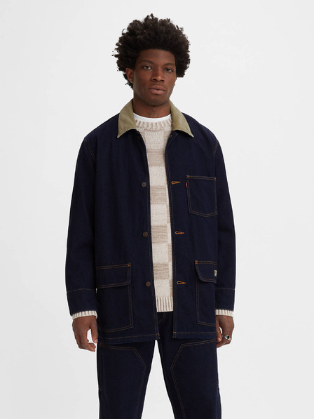 Levi's® Tmavě modrá pánská džínová bunda s příměsí vlny Levi's® Cypress