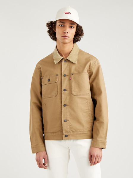 Levi's® Hnědá pánská džínová bunda Levi's® Stock Trucker