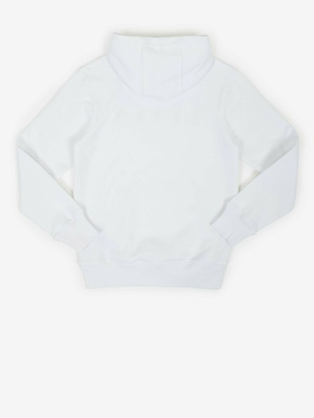 Levi's® Bílá klučičí mikina s kapucí Levi's®
