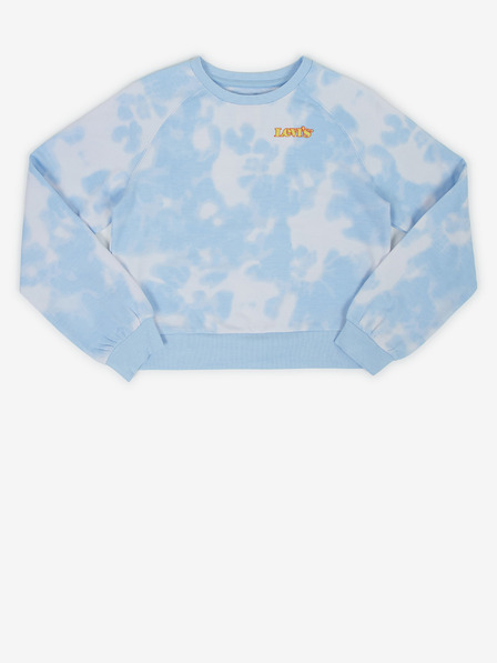 Levi's® Bílo-modrá dětská batikovaná mikina Levi's®
