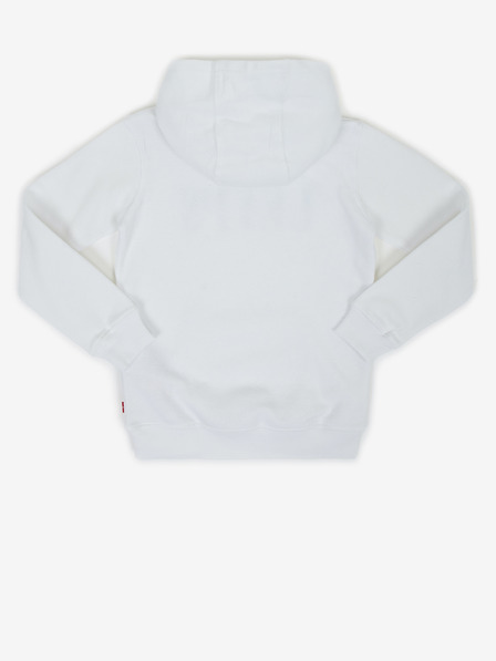 Levi's® Bílá holčičí mikina s kapucí Levi's®