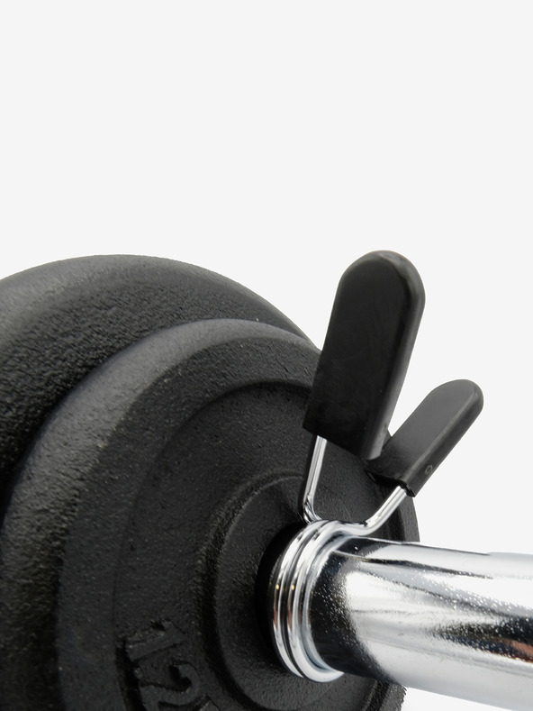 Worqout Černá sada krátkých činek Worqout Paint Dumbell Set