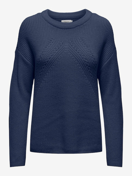 ONLY Tmavě modrý dámský basic svetr ONLY Bella