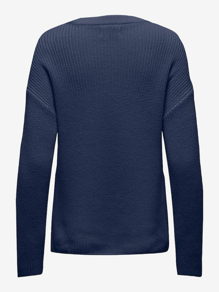 ONLY Tmavě modrý dámský basic svetr ONLY Bella