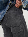 Jack & Jones Tmavě šedé pánské slim fit džíny Jack & Jones Mike