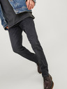 Jack & Jones Tmavě šedé pánské slim fit džíny Jack & Jones Mike