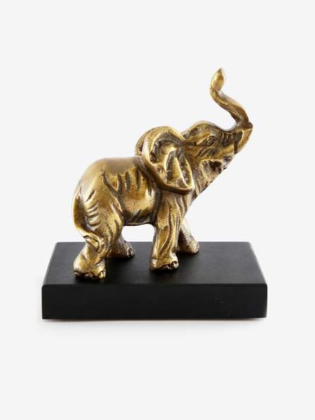 SIFCON Dekorativní soška v mosazné barvě SIFCON Elephant