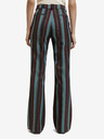 Scotch & Soda Vínovo-modré dámské flared fit kalhoty Scotch & Soda